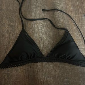 Aerie black bikini top